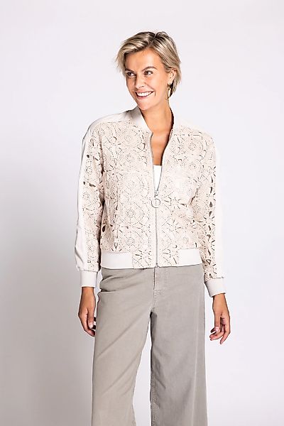 Zhrill Blouson "ZHBELL" ohne Kapuze mit gestrickter-gehäkelter Front günstig online kaufen