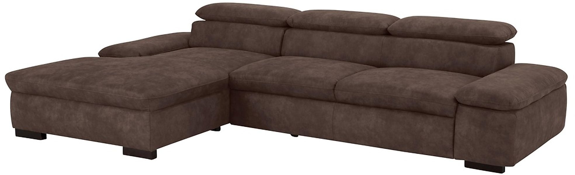 Home affaire Ecksofa "Alberto L-Form" mit Kopfteilverstellung, wahlweise mi günstig online kaufen