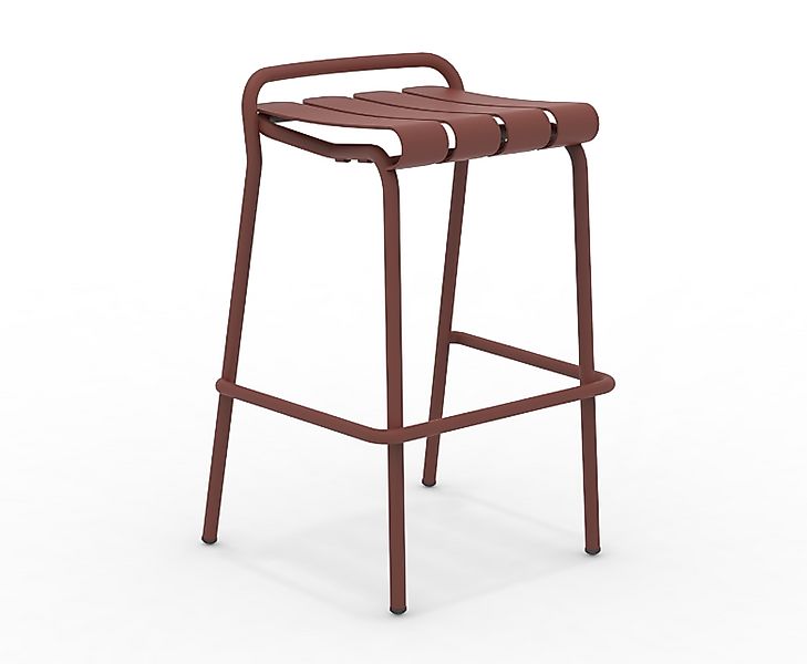 Verdea Outdoor Barhocker stapelbar terracotta günstig online kaufen