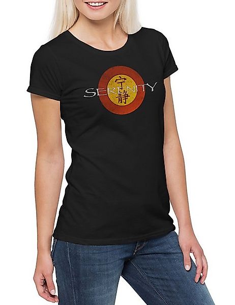 Urban Backwoods Print-Shirt Sci-Fi Like A Leaf Damen T-Shirt Sci-Fi Raumsch günstig online kaufen