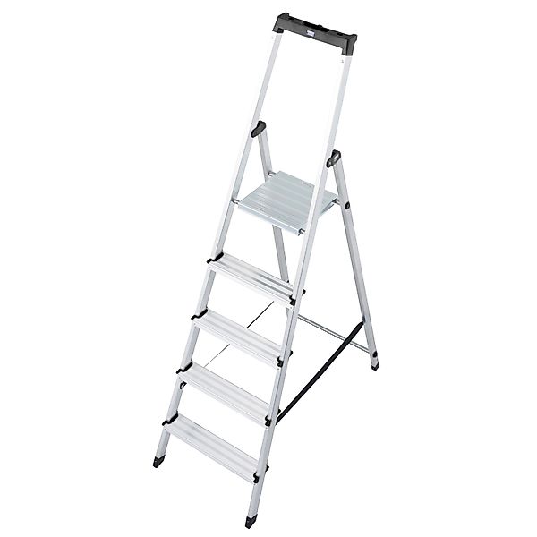 Krause Stehleiter Solidy 5 Stufen 165 cm x 47 cm x 96 cm günstig online kaufen