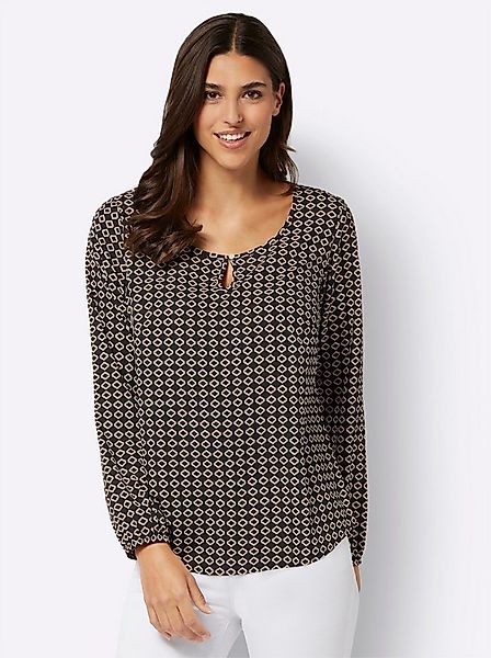 Sieh an! Klassische Bluse Schlupf-Bluse . günstig online kaufen