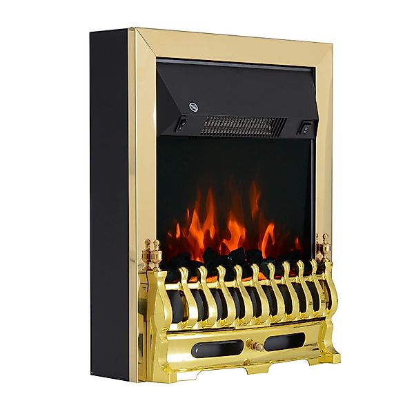 HOMCOM Elektrokamin Kaminofen Flammeneffekt 1000/2000W 48,2 x 18,5 x 59,2cm günstig online kaufen