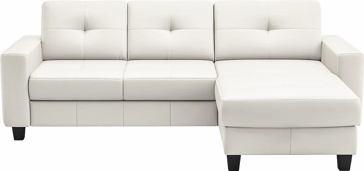 Places of Style Ecksofa "Varese", wahlweise mit Bettfunktion und Bettkasten günstig online kaufen
