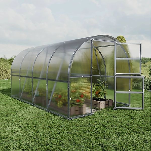 Klasika Greenhouses Baltic LT*KLASIKA Gewächshaus 12m², 3m x 4m mit 6 mm Po günstig online kaufen