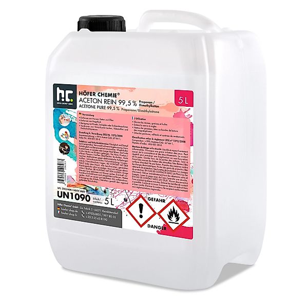 Höfer Chemie Aceton Rein 99,5% 5l günstig online kaufen