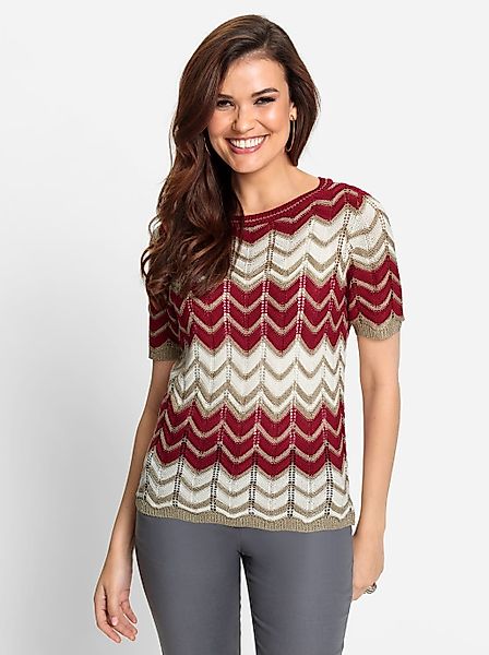 Lady Kurzarmpullover "Pullover" günstig online kaufen