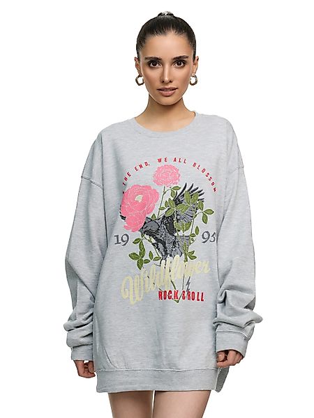 Worldclassca Sweatshirt Worldclassca Oversized Sweatshirt WILDFLOWER günstig online kaufen