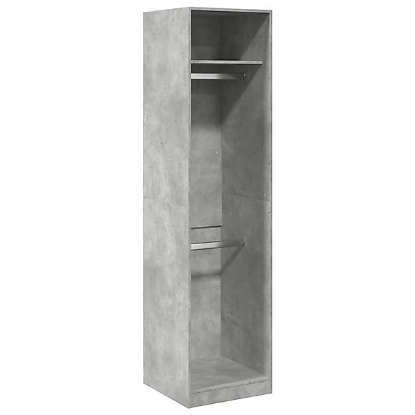 vidaXL Kleiderschrank Betongrau 50x50x200 cm Holzwerkstoff 3307786 günstig online kaufen
