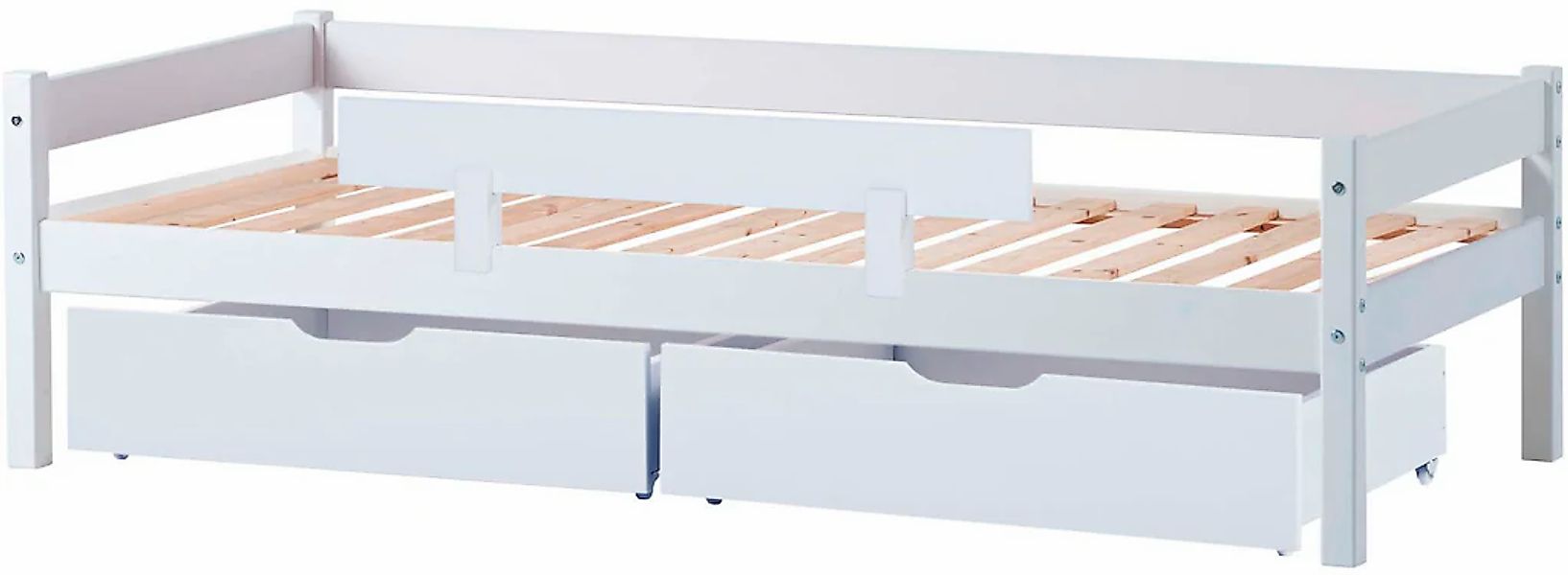 Home affaire Jugendbett "ECO One", Kinderbett mit Rausfallschutz, mit 2 Sch günstig online kaufen