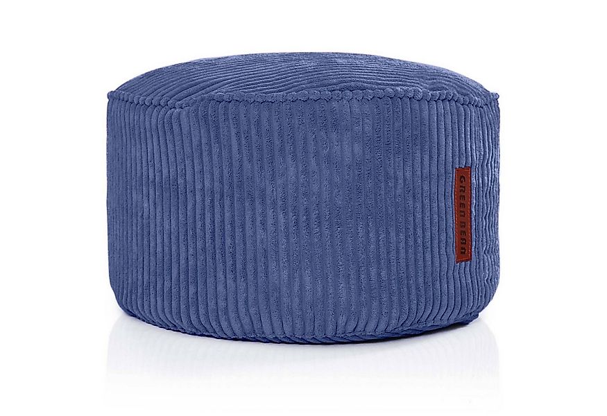 Green Bean Pouf Sitzsack-Hocker Pouf Cord 45x25cm (Indoor Sitzhocker Sitzki günstig online kaufen