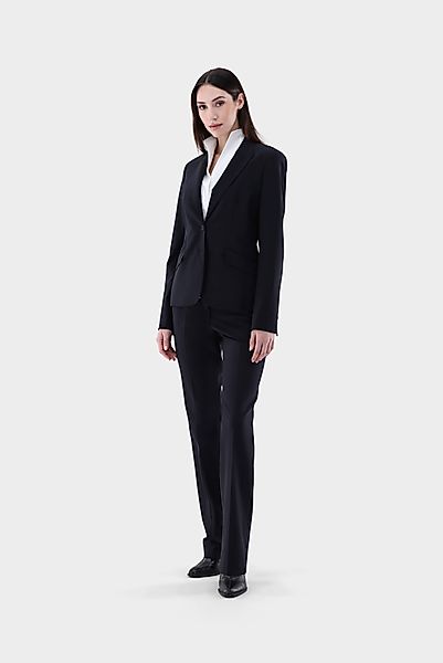 Blazer aus Wolle mit Stretch Slim Fit günstig online kaufen