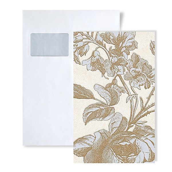 PROFHOME 1 MUSTERSTÜCK S-387003-GU DIN A4 MUSTER der Toile De Jouy Tapete günstig online kaufen