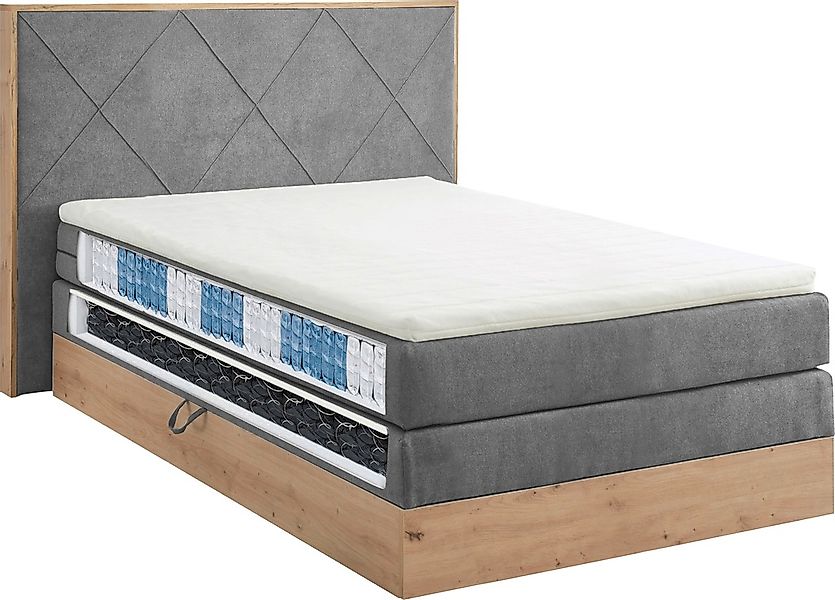 ED EXCITING DESIGN Boxspringbett »Bellevue«, inkl. Bettkasten, wahlweise mi günstig online kaufen
