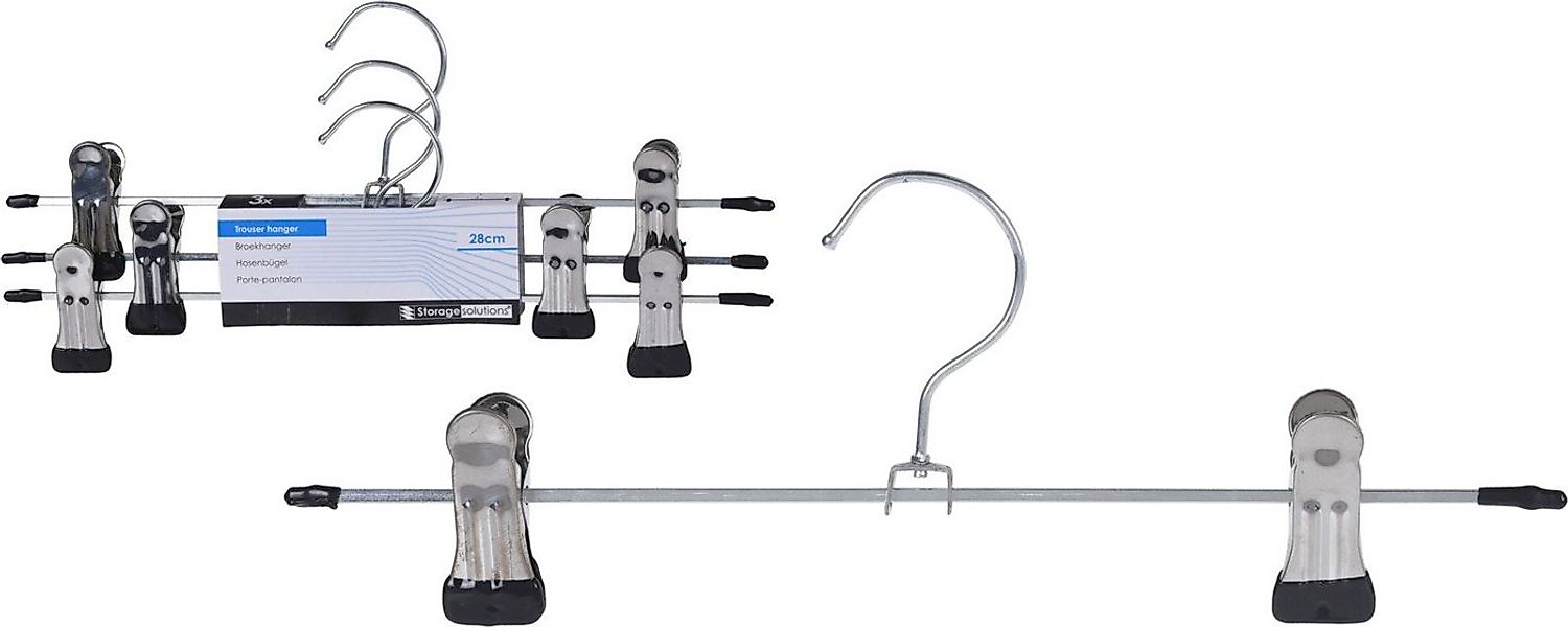 Koopman Kleiderbügel Metallbügel 12/24 er Set, (12-tlg), Hosenstange, Garde günstig online kaufen