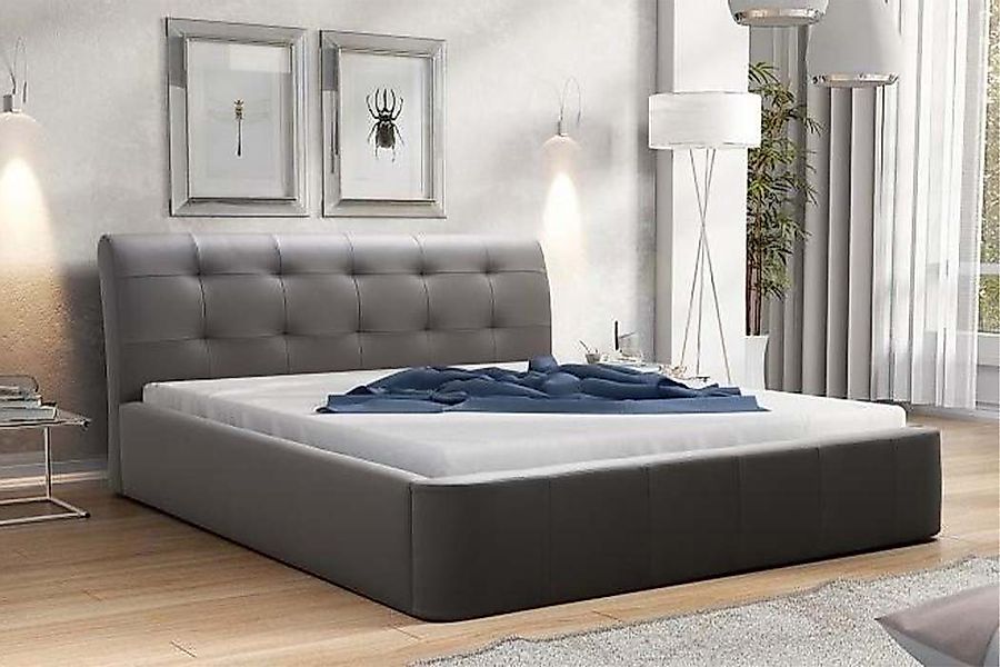 JVmoebel Bett Klassisches Bettgestell Polster Hotel Leder Textil Betten Sto günstig online kaufen
