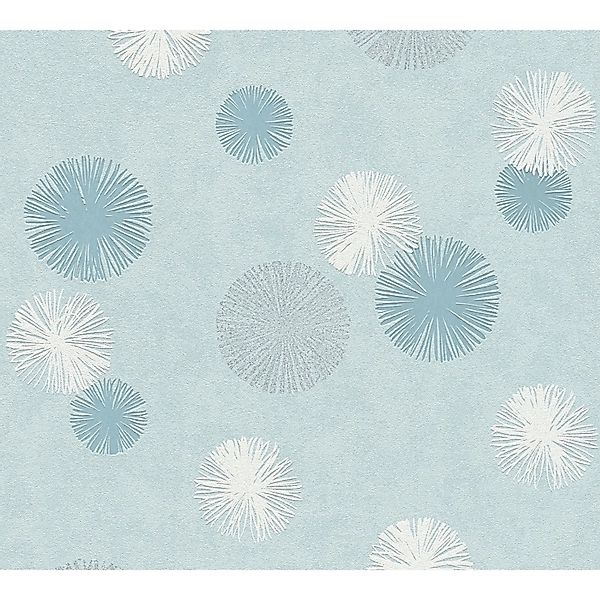 A.S. Création Vliestapete Life Kreisgrafiken Petrol FSC® günstig online kaufen