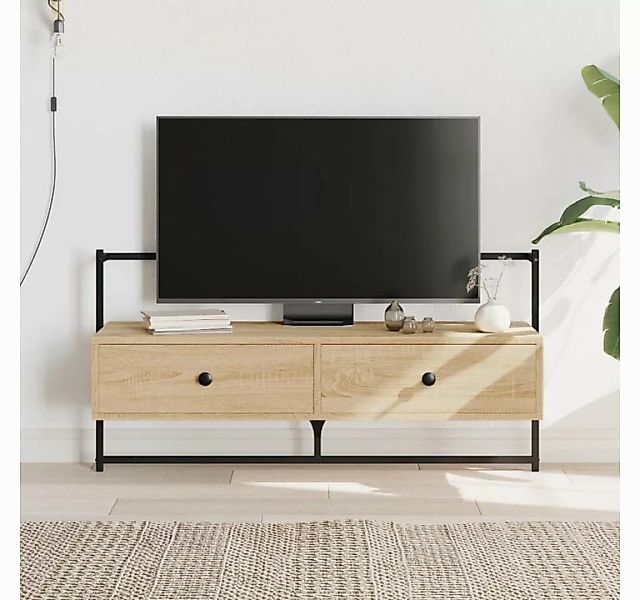 vidaXL TV-Schrank TV-Wandschrank Sonoma Eiche 100,5x30x51 cm Spanplatte TV- günstig online kaufen