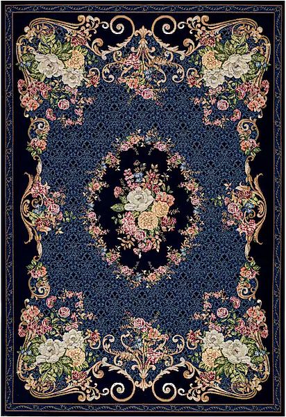 THEKO Teppich »Flomi Floral«, rechteckig, gewebt, Blumen Design, ideal im W günstig online kaufen