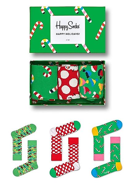 Happy Socks Socken Tagessocke Crew Holiday günstig online kaufen