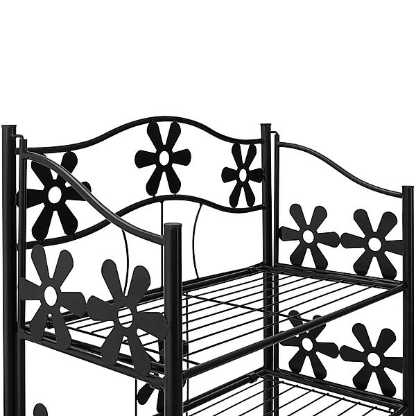 Metallregal Mattschwarz 70x60x30cm günstig online kaufen