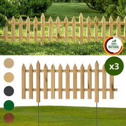 Floranica Zierzaun Vorgartenzaun Steckzaun Gartenzaun Zierzaun günstig online kaufen