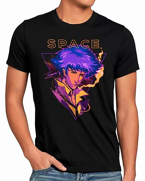 style3 Print-Shirt Herren T-Shirt Spike in Space anime manga swordfish cowb günstig online kaufen