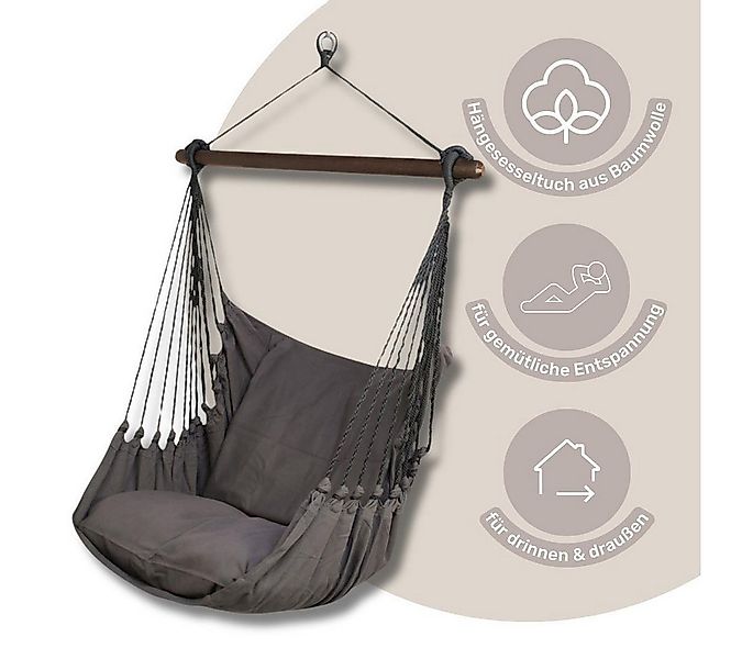 HOBEA-Germany Hängesessel Hängesessel Toskana (Hängesessel mit Kissenhüllen günstig online kaufen