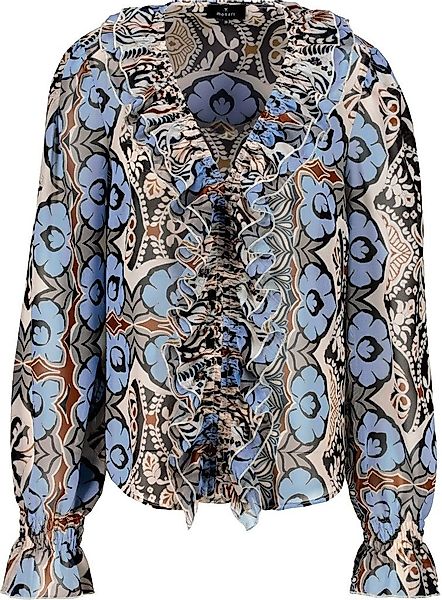 Monari Blusenshirt Bluse mit Ornamentmuster schwarz günstig online kaufen