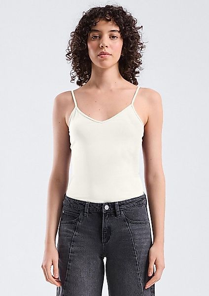 QS Muskelshirt T-Shirt Elastisches Spaghettiträgertop günstig online kaufen