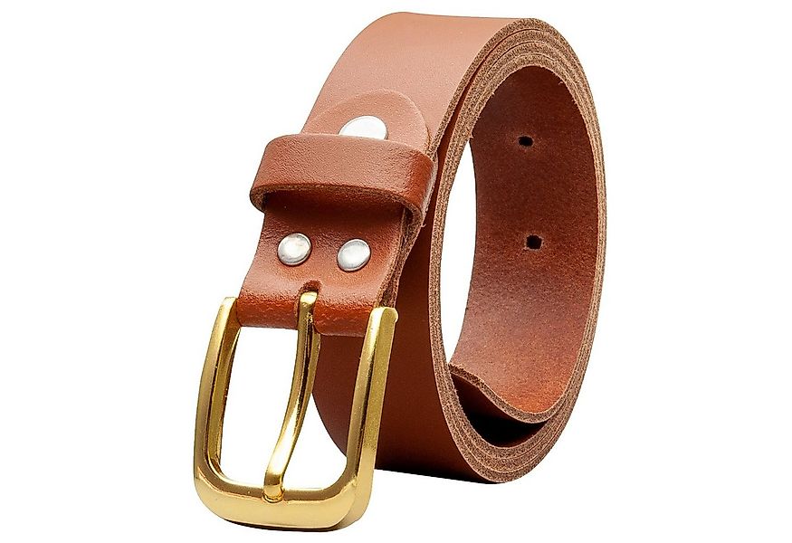 COLOGNEBELT Ledergürtel OM316-SL-Cognac MADE IN GERMANY, Cognac Kürzbar, 10 günstig online kaufen