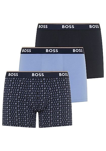 BOSS Boxershorts (Packung, 3-St) längeres Bein, anliegend, aus Stretch-Baum günstig online kaufen