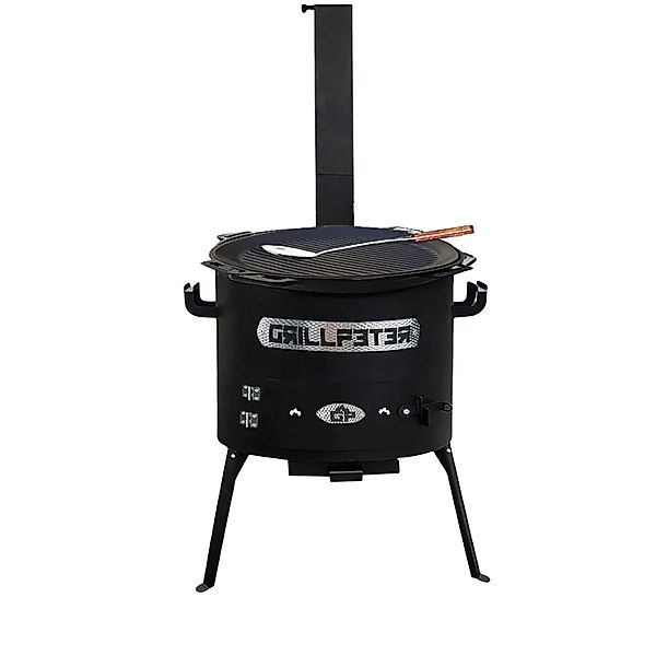 Grillpeter Utschak Set Asamat Ø40 cm mit Kazan 15 Liter Gusseisen Grilldeck günstig online kaufen