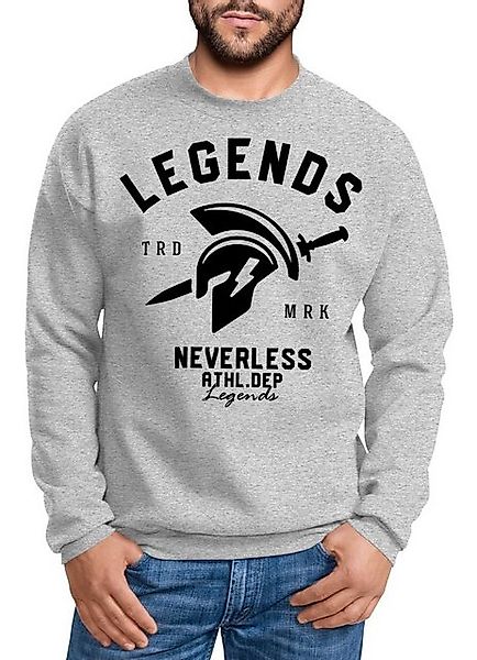 Sweatshirt Cooles Herren T-Shirt Legends Sparta Gladiator Gym Athletics Spo günstig online kaufen