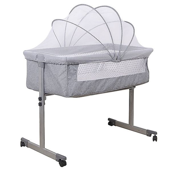 JEOBEST Beistellbett 3 in 1 Kinderreisebett & Babywiege & Reisebett mit Mos günstig online kaufen