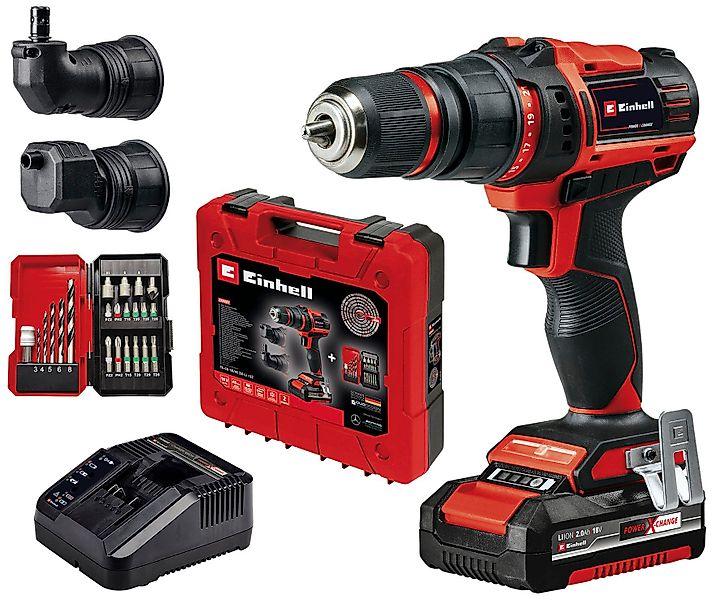 Einhell Akku-Bohrschrauber TE-CD 18/45 3X-Li +22, günstig online kaufen