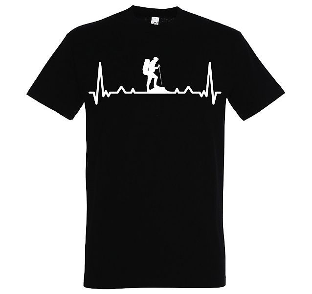 Youth Designz T-Shirt Heartbeat Wandern Herren T-Shirt mit Trendigem Frontd günstig online kaufen
