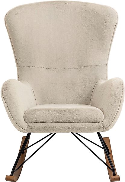SalesFever Schaukelstuhl Komfortabl und im Vintage-Stil, günstig online kaufen