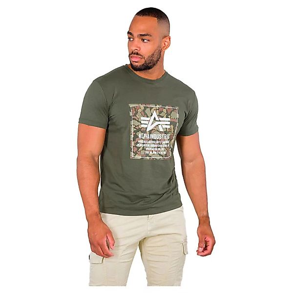 Alpha Industries Camo Block Kurzärmeliges T-shirt 3XL Dark Olive günstig online kaufen