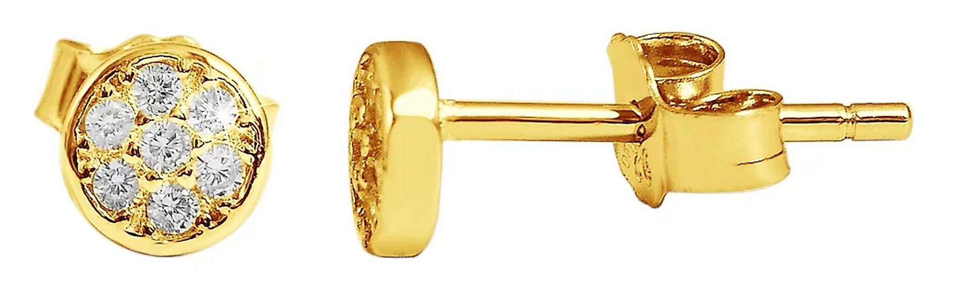 Adelia´s Paar Ohrhänger "Damen Ohrringe – Ohrstecker aus 925 Silber mit Zir günstig online kaufen