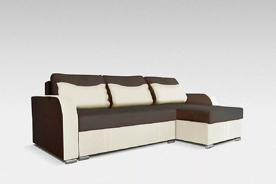 JVmoebel Ecksofa Eckgarnitur Sofa Designer Sofa Bettfunktion Bettkasten Sch günstig online kaufen