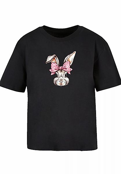 F4NT4STIC T-Shirt "Niedlicher Hase mit Schleife", Premium Qualität günstig online kaufen