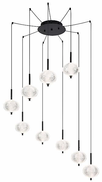 GLOBO LIGHTING LED Pendelleuchte »AIDA«, Leuchtmittel LED-Modul   LED fest günstig online kaufen