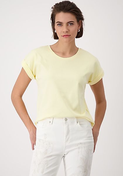 Monari Rundhalsshirt mit Glitzersteinchen auf der günstig online kaufen
