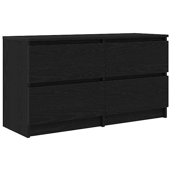 vidaXL TV-Schrank Schwarz 100x35x54 cm Holzwerkstoff 861797 günstig online kaufen