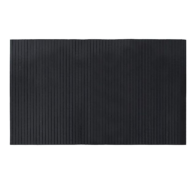 vidaXL Teppich Teppich Rechteckig Schwarz 60x100 cm Bambus, Rechteckig günstig online kaufen