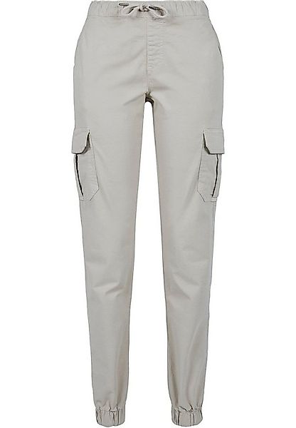 URBAN CLASSICS Cargohose Urban Classics Damen Ladies High Waist Cargo Joggi günstig online kaufen
