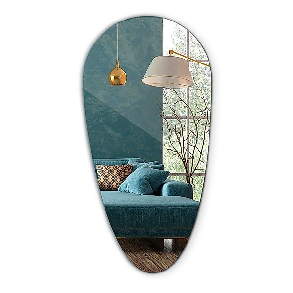 Tulup Dekospiegel Dekospiegel Wand Badspiegel Ovaler günstig online kaufen