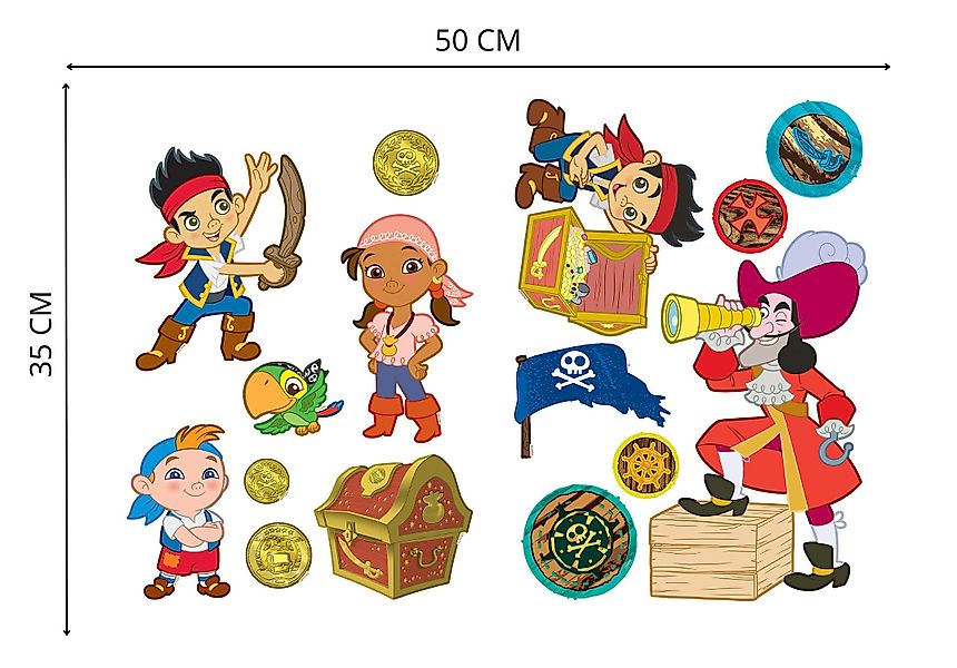 Wallarena Wandsticker Kinderzimmer Wandtattoo Wandaufkleber Wanddeko Selbst günstig online kaufen