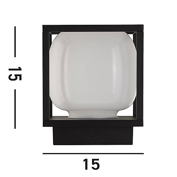 LED-Außenwandleuchte Athens, IP54, schwarz, Metall günstig online kaufen